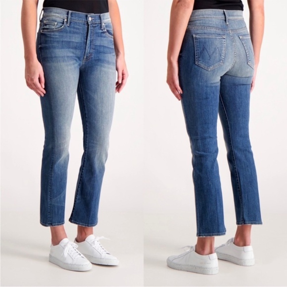 Mother Jeans The Insider Crop in Double Trouble